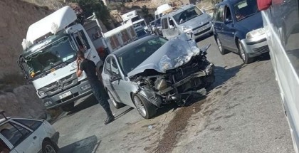 وفاة وإصابتان في 12 حادث سير خلال 24 ساعة الماضية بقطاع غزة