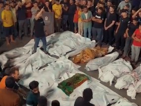 انتشال 283 شهيدًا من المقبرة الجماعية بمجمع ناصر