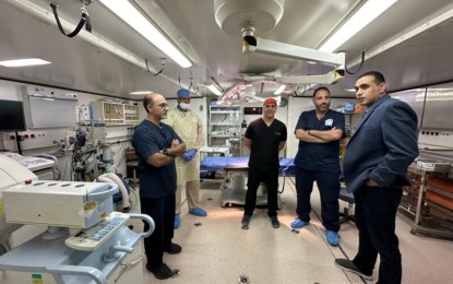 افتتاح المستشفى الميداني الإماراتي في رفح جنوب قطاع غزة