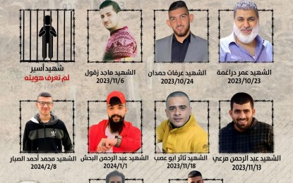"هيئة الأسرى" ونادي الأسير: المعتقل الشهيد من غزة هو عز الدين زياد عبد البنا